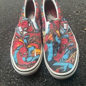 Rare Vans Marvel Spider-Man Slip-On Shoes